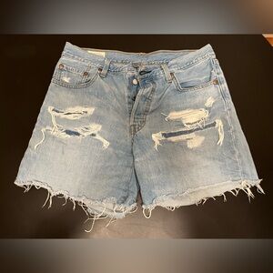 Levi's Women’s 501 Distressed Jean Shorts